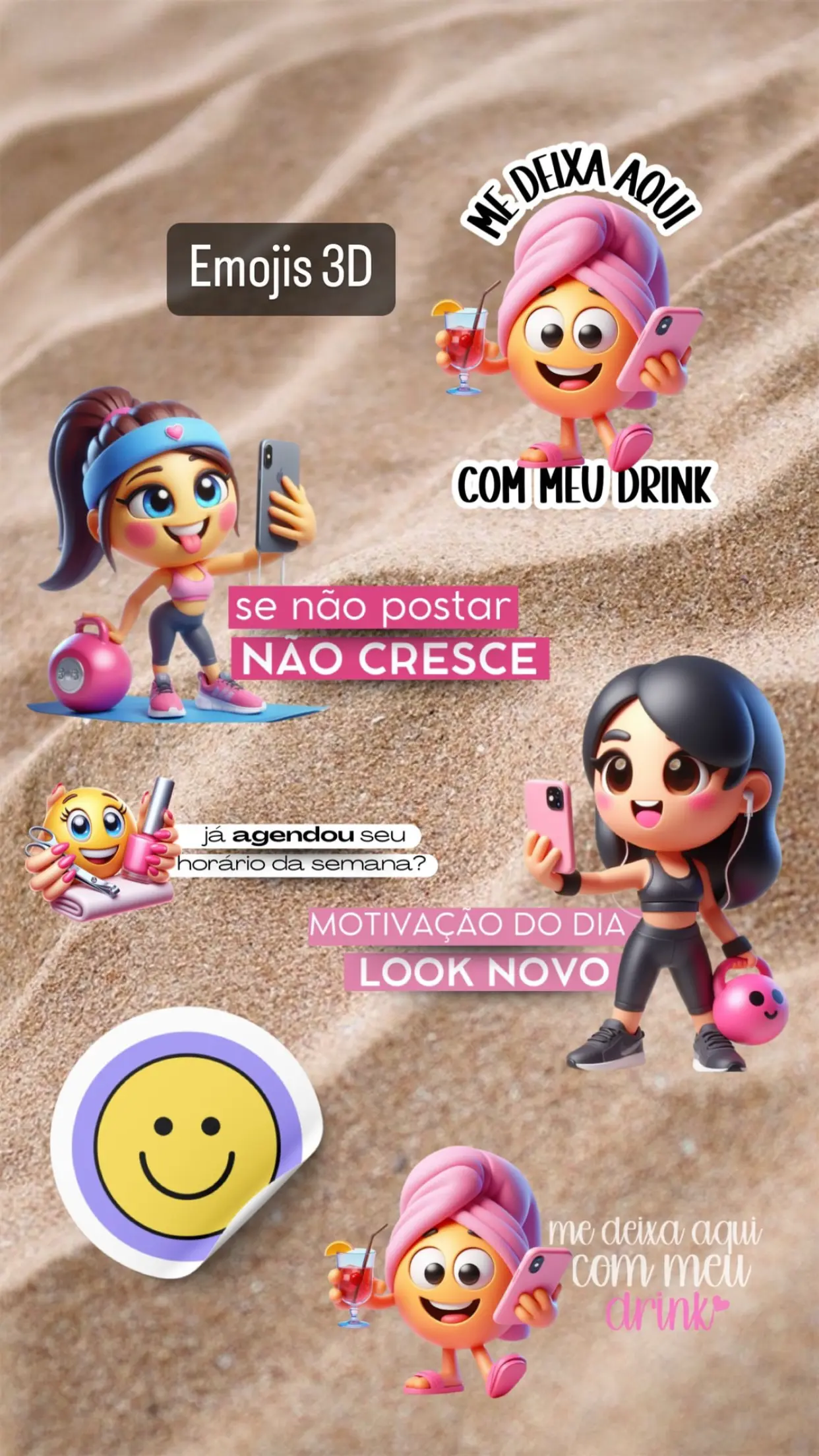 Figurinhas emoji